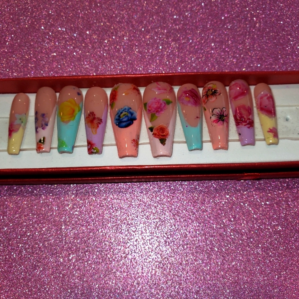 Luxury gel press-ons